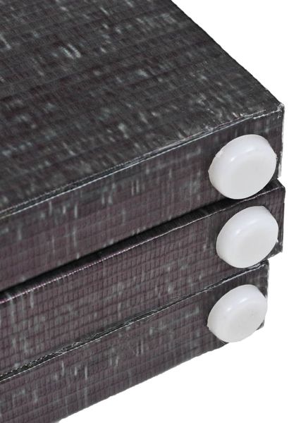 vidaXL Raumteiler klappbar 160 x 170 cm Federn Schwarz-Weiß 245890 Bild 5