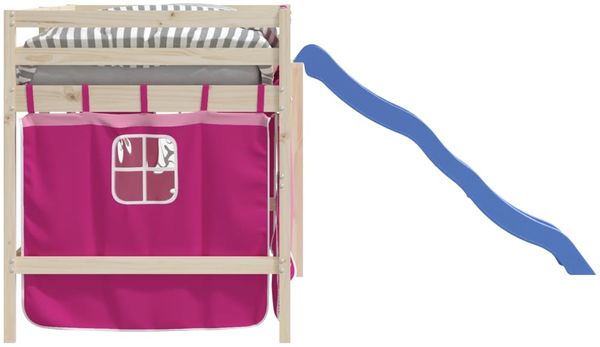vidaXL Vorhänge für Hochbett Rosa Polyester 835915 Bild 6