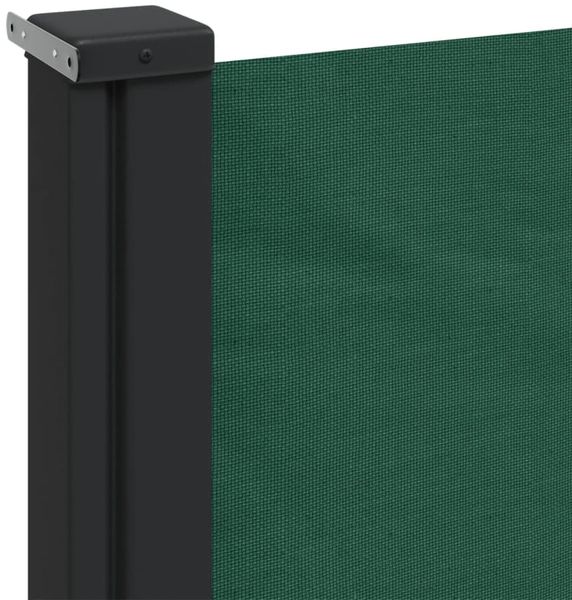 vidaXL Seitenmarkise Ausziehbar Dunkelgrün 140x300 cm 4004305 Bild 7