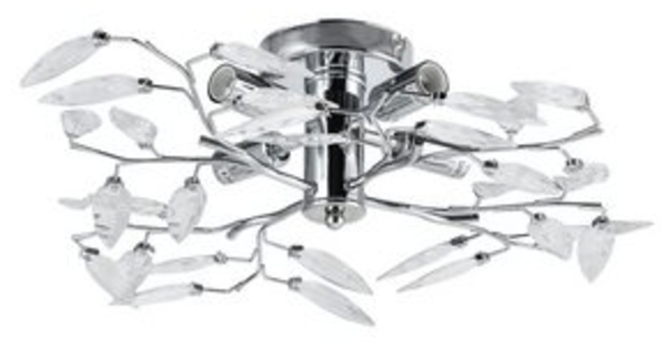 Deckenleuchte Kira 4x E14 Ø 47,5 x 15 cm Chromfarben/Silberfarben lux. pro Bild 6