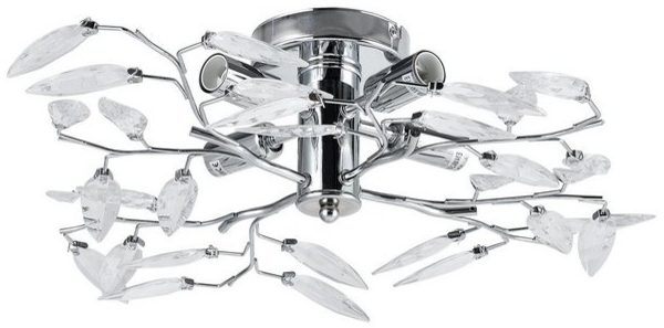 Deckenleuchte Kira 4x E14 Ø 47,5 x 15 cm Chromfarben/Silberfarben lux. pro Bild 4