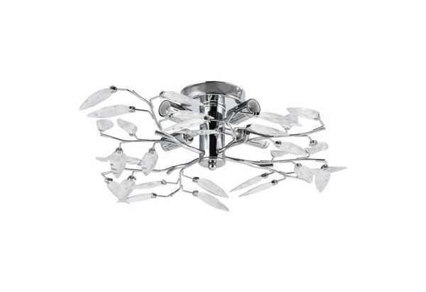 Deckenleuchte Kira 4x E14 Ø 47,5 x 15 cm Chromfarben/Silberfarben lux. pro Bild 5