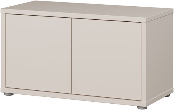 Forte ALICE SPRINGS Sitzbank 70 80, moderne Sitzbank mit Stauraum, 2-türig, Holzwerkstoff, Kaschmir Beige, 74,5 cm breit x 41,5 cm hoch x 34,9 cm tief Bild 8