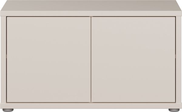 Forte ALICE SPRINGS Sitzbank 70 80, moderne Sitzbank mit Stauraum, 2-türig, Holzwerkstoff, Kaschmir Beige, 74,5 cm breit x 41,5 cm hoch x 34,9 cm tief Bild 9