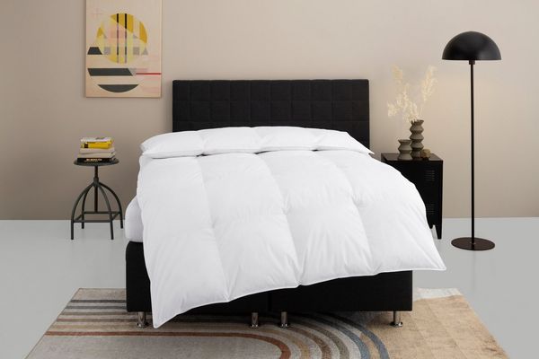 OTTO home Federbettdecke Ulani, Bettdecke 135x200 cm, 155x220 cm, Füllung: 70% Federn & 30% Daunen, Bezug: 100% Baumwolle, Bettdecken, Sommer, Winter, Allergiker geeignet (Hausstauballergiker)