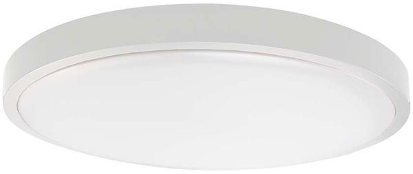 LED Deckenleuchte, weiß, rund, 3000K, IP44, D 25 cm