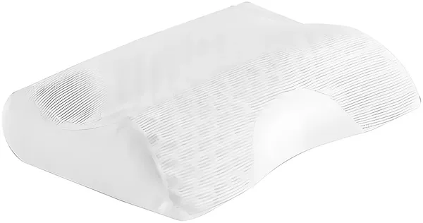 Vente-unique - DOUCE NUIT Kopfkissen Stoff Weiß - B 50 cm x H 11 cm x L 34 cm