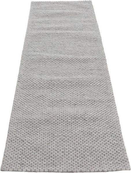 carpetfine Wollteppich Sina, auch als Läufer, rechteckig, Höhe: 14 mm, Handweb Teppich, reine Wolle, meliert, handgewebt, weich & kuschelig