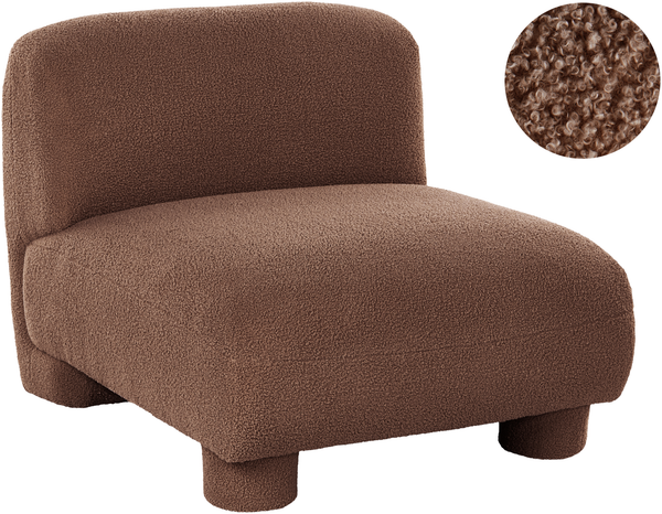 Sesselmodul MJALBI Bouclé Braun