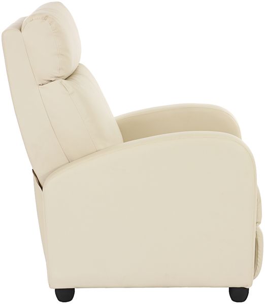 Fernsehsessel Relaxsessel Liege Sessel Denver, Kunstleder ~ creme Bild 5