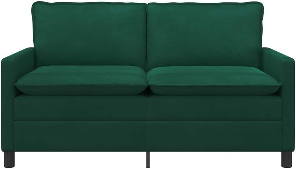 vidaXL Sofa Dunkelgrün 156 x 81 x 87,5 cm Samt 42028841 Bild 3