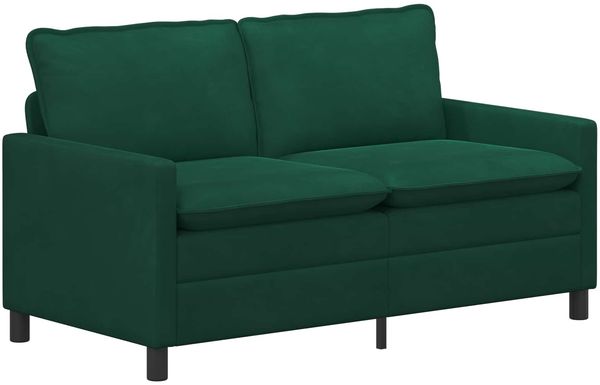 vidaXL Sofa Dunkelgrün 156 x 81 x 87,5 cm Samt 42028841 Bild 2