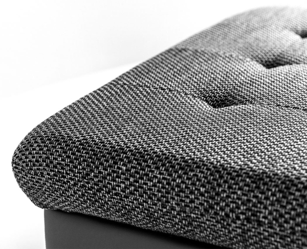 Polsterhocker Niko Klein, Farbe: Soft 066 + Lawa 02 Bild 6