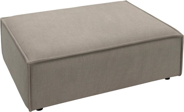 Home affaire Polsterhocker Watertown, XXL Hockerbank passend zum Sofa - ideal als Beistellmodul, erweiterbare Hockerbank mit weicher Polsterung