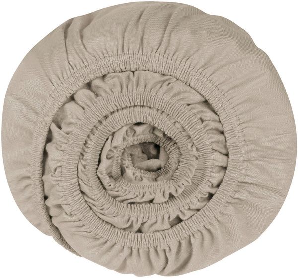 Schiesser Topperspannbettlaken Flexi - 95/5 - 180 x 200 cm - Helltaupe
