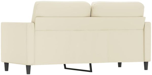 vidaXL 2-Sitzer-Sofa Creme 140 cm Kunstleder 359334 Bild 5