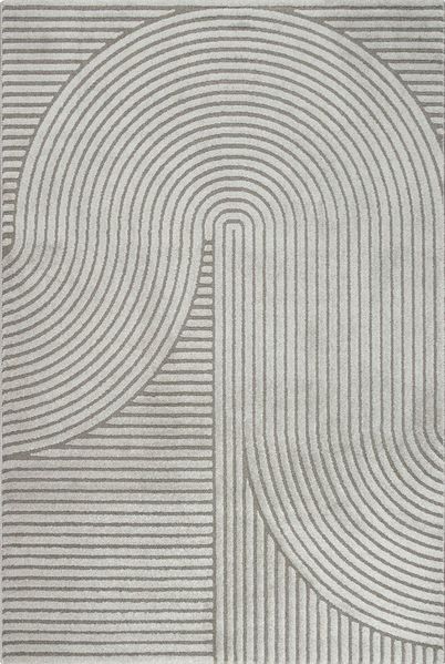 merinos Teppich Elio, rechteckig, Höhe: 16 mm, moderner Kurzflor Teppich mit Hoch-Tief-Effekt, 3D Effekt