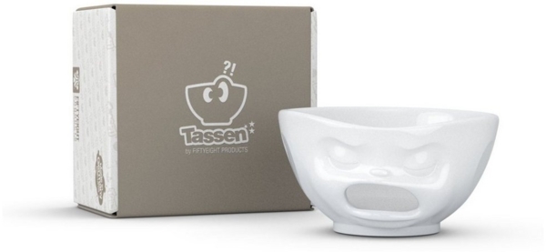 Schmunzel Schale kotzend in weiß 1000ml