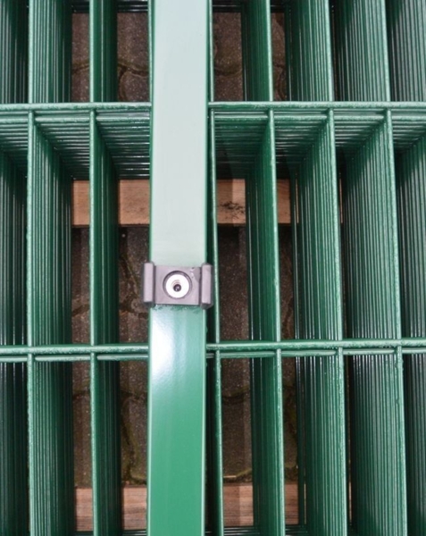 Doppelstabmattenzaun-Set / Grün / 203cm hoch / 170m lang Stärke 6/5/6 Bild 5