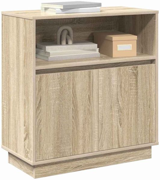 vidaXL Sideboard, mit LED, Holzwerkstoff Sonoma-Eiche, 71 x 34,5 x 75 cm Bild 3