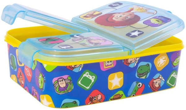 Disney Toy Story Lunchbox Kinder Brotdose mit 3 Fächern Pausenbox