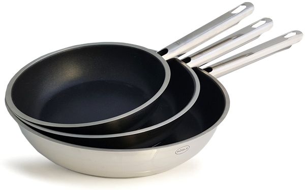 Rösle 'Elegance' Bratpfannen-Set 3-tlg, Edelstahl silber, Ø 20 cm, Ø 24 cm & Ø 28 cm Bild 2