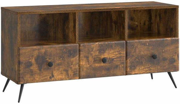 vidaXL TV-Schränk Geräucherte Eiche 102 x 34,5 x 50 cm Holzwerkstoff 895600