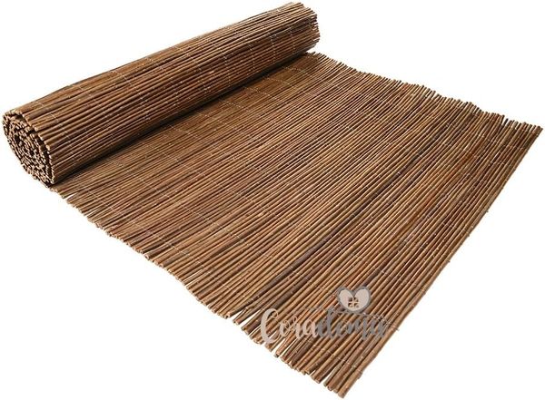 Coradoma Weidenmatte Sichtschutz in 12 Größen | 160x500 cm | Sichtschutzmatte aus Weide für Balkon, Garten und Terrasse | natürlicher Zaun Sichtschutz Balkonsichtschutz Lärmschutz Windschutz Bild 3
