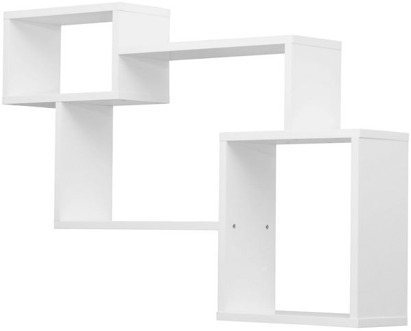 Wandregal im modernen Design – Weiß – 3 Ablagen