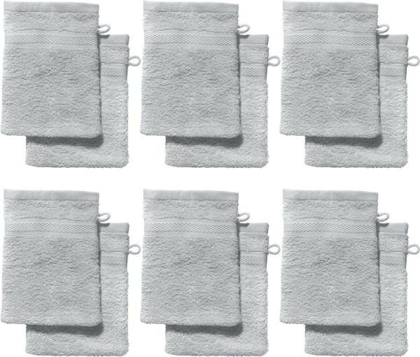 REDBEST Waschhandschuh Waschhandschuh "Chicago" 12er-Pack, Frottier (12-St), Walk-Frottier Uni