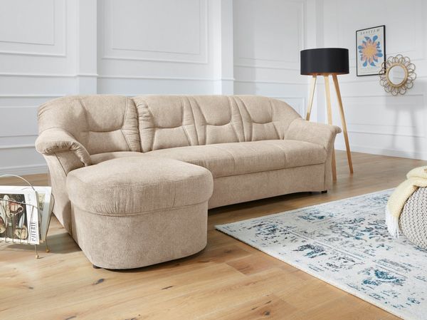 DOMO collection Ecksofa Sarafina L-Form, wahlweise mit Bettfunktion, optional mit Federkern