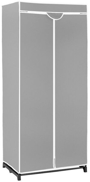 KOMFOTTEU Kleiderschrank Stoffschrank mit Reißverschluß, 172 x 74 x 50 cm