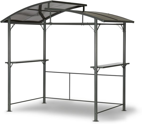Leco Profi-Grillpavillon, Aluminium / Polycarbonat anthrazit, 150 x 245 x 234