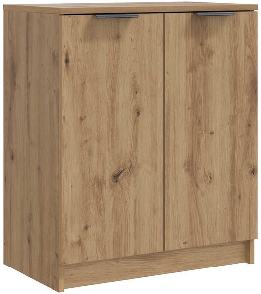 Schuhschrank, Schuhkipper für Flur, skandinavisch Artisan-Eiche 59x35x70 cm Holzwerkstoff