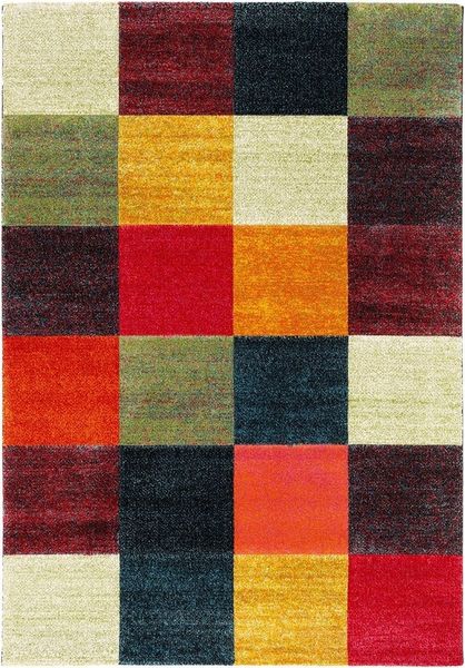 Pergamon Designteppich Designer Teppich Maui Modern Karo, Rechteckig, Höhe: 13 mm