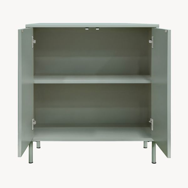 Sideboard Holea mit 2 Türen 75x70x34 cm Salbeigrün [en. casa] Bild 6