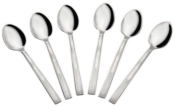 Asphald Besteck-Set Hera Design 6er Set Kaffeelöffel Espressolöffel 18/10 Edelstahl (6-tlg), 6 Personen, Edelstahl 18/10, Spülmaschinenfest und Rostfrei Bild 3