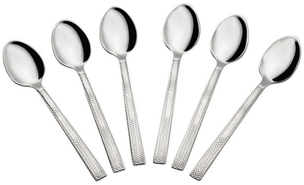 Asphald Besteck-Set Hera Design 6er Set Kaffeelöffel Espressolöffel 18/10 Edelstahl (6-tlg), 6 Personen, Edelstahl 18/10, Spülmaschinenfest und Rostfrei Bild 4