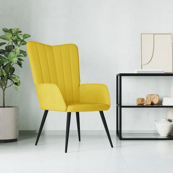 vidaXL Relaxsessel Senfgelb Samt [327684]