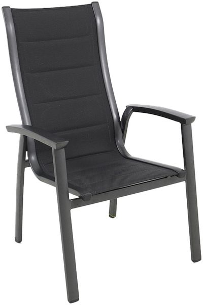 4er Set Richmond Stapelstuhl grau