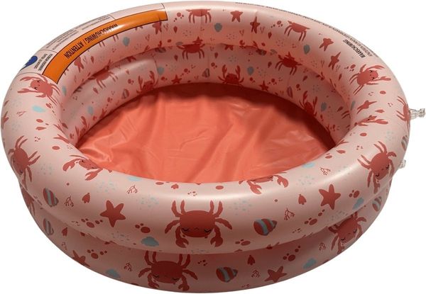 Swim Essentials Pool Swimming Pool 60 cm Rot Krabbe 60x15 cm, Swimmingpool Planschbecken