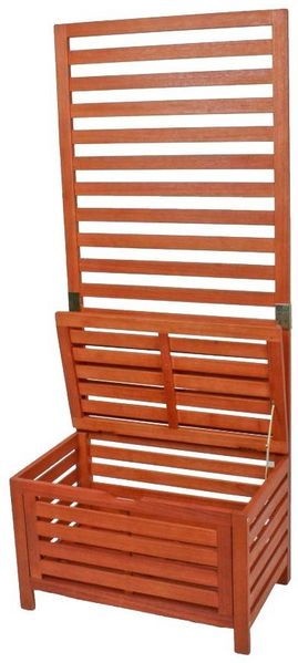 Sichtschutz Gartenbank Truhe Garten Bank Sitzbank Balkon Sichtschutz Staufach