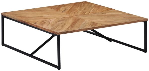 vidaXL Couchtisch 110x110x36 cm Massivholz Akazie 247699 Bild 9