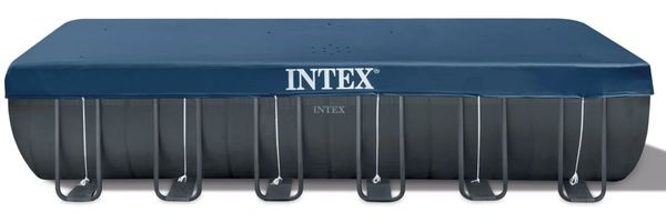 Intex 'Frame Swimming Pool Set Ultra Quadra XTR', anthrazit, 732 x 366 x 132 cm, inkl. Sandfilteranlage Bild 5