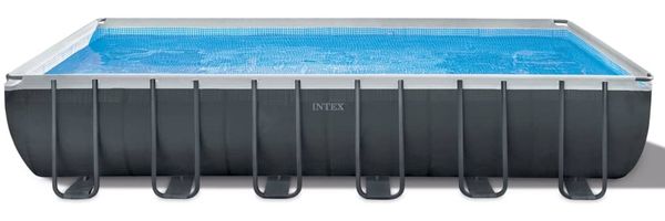 Intex 'Frame Swimming Pool Set Ultra Quadra XTR', anthrazit, 732 x 366 x 132 cm, inkl. Sandfilteranlage Bild 3