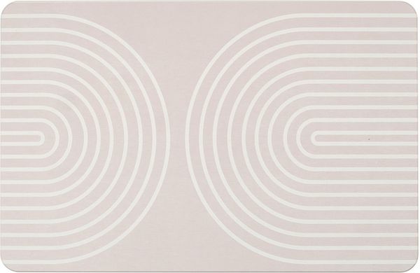 WENKO NAZCA Badematte 60 x 39 cm, Grau, aus natürlichem Diatomit