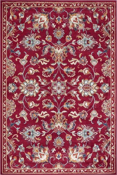 HANSE Home 'Caracci' Teppich, rechteckig, Höhe: 8 mm, Orientalisch, Kurzflor, Rot, 140 x 200 cm (Rechteckig)