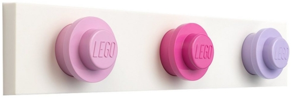 LEGO Garderobe 33x6,5 cm Polypropylen rosa/lila/weiss