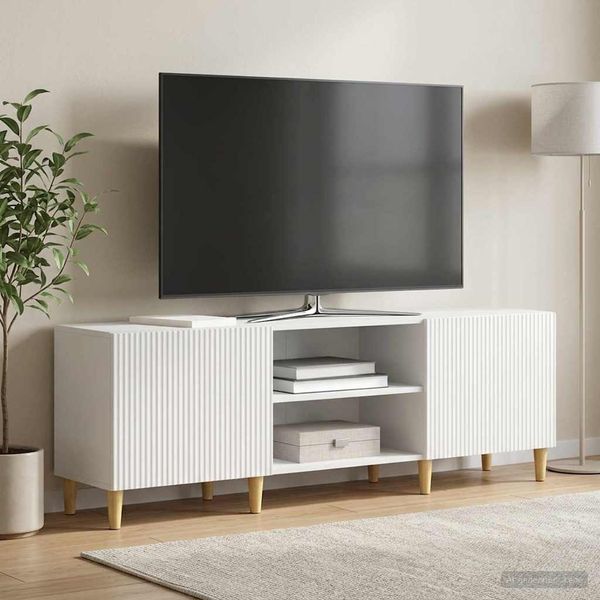 vidaXL TV-Schränk Weiß 150 x 31 x 50 cm Holzwerkstoff 894685