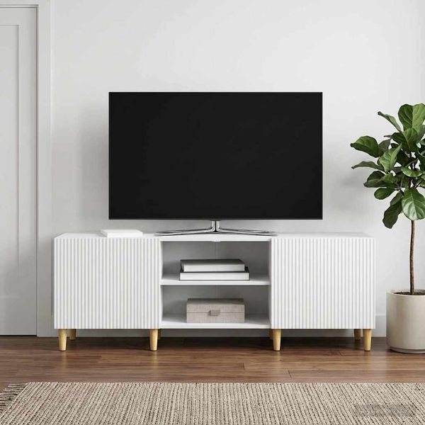 vidaXL TV-Schränk Weiß 150 x 31 x 50 cm Holzwerkstoff 894685